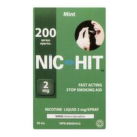 Nic Hit - Liquid Spray 2mg Mint, 30 Millilitre