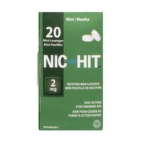 Nic Hit - Mini Lozenges Mint 2mg, 20 Each