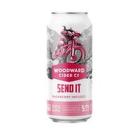 Woodward Cider Co - Send It Raspberry, 473 Millilitre