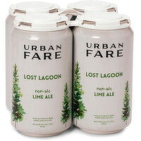 Urban Fare - Lost Lagoon non-alc Lime Ale, 4 Each