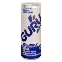 Guru Energy - Zero Wild Berry, 355 Millilitre