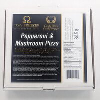 TOP FREEZER - Personal Pepperoni & Mushroom Pizza, 345 Gram