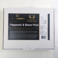 TOP FREEZER - Large Size Pepperoni Bacon Pizza, 915 Gram