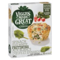 VEGGIES MADE GREAT - Spinach Egg White Frittatas, 340 Gram