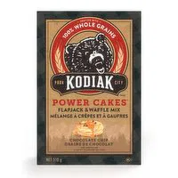 KODIAK CAKES - Power Cakes, Chocolate Chip Flapjacks & Waffle Mix, 510 Gram