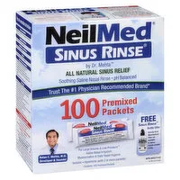 Neilmed - Sinus Rinse Premixed Refill Packets, 100 Each