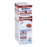 NeilMed - Nasa Mist Medium Stream Saline Spray, 177 Millilitre