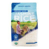 Lotus Foods - Rice White Jasmine Organic, 850 Gram