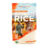 Lotus Foods - Rice White Basmati Organic, 850 Gram