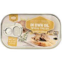 BANDI - Cod Liver In Own Oil, 121 Gram