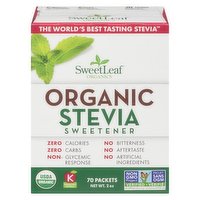 Sweet Leaf - Stevia Organic Sweetener, 70 Each