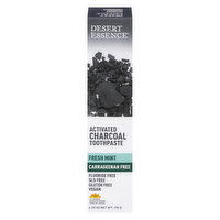 Desert Essence - Activated Charcoal Toothpaste Fresh Mint, 176 Gram