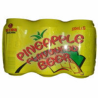 PEARL RIVER - Dealcoholized Beer Pineapple Flavor, 6 Each