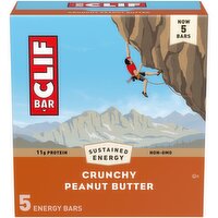 Clif - Crunchy Peanut Butter Bar, 5 Each