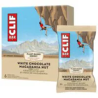 Clif - Energy Bars - White Chocolate Macadamia Nut, 6 Each