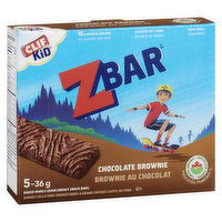 Clif - Kid ZBar Chocolate Brownie Organic, 5 Each