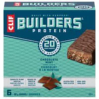 Clif - Builders Protein Bars - Chocolate Mint, 6 Each