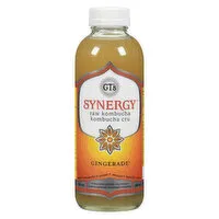 GT's - Raw Kombucha Classic Gingerade, 480 Millilitre