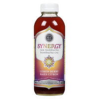 GTS - Synergy Lemon Berry Kombucha, 480 Millilitre