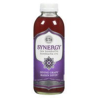 GT's - Synergy Raw Kombucha Divine Grape, 480 Millilitre