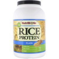 Nutribiotic - Plain Rice Protein, 1.36 Kilogram