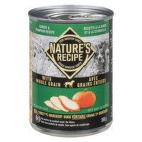 Nature's Recipe - Turkey and Pumpkin Recipe Wet Dog Food, 368 Gram
