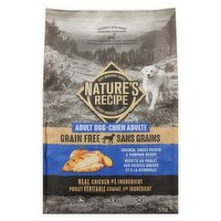 NATURES RECIPE - Grain Free Natural Dog Food Adult Dog Chicken, Sweet Potato & Pumpkin Recipe, 5.4 Kilogram