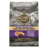 NATURES RECIPE - Grain Free Natural Dog Food Adult Dog Lamb, Sweet Potato & Pumpkin Recipe, 5.4 Kilogram