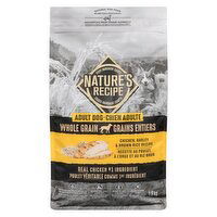 NATURES RECIPE - Whole Grain Natural Dog Food Adult Dog Chicken, Barley & Brown Rice Recipe, 1.8 Kilogram