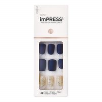 KISS - imPRESS Press-on Manicure - Wannabe Star, 1 Each