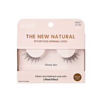 KISS - The New Natural Half Lash 01, 1 Each
