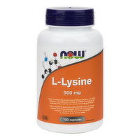 Now - L-Lysine 500 mg, 100 Each