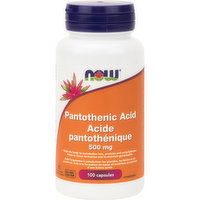 Now - Pantothenic Acid 500 mg, 100 Each