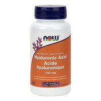 Now - High Potency Hyaluronic Acid 100 mg, 60 Each