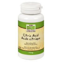 Now - Citric Acid Powder, 113 Gram