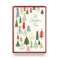 Holiday Collection - Christmas Boxed Cards Oh Xmas Trees, 12 Pack, 1 Each