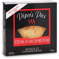 Pipers Pies - Steak And Mushroom Pie, 350 Gram