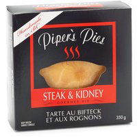 Pipers Pies - Steak And Kidney Pie, 350 Gram