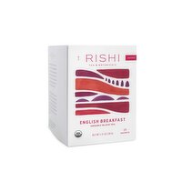 Caffe Umbria - Rishi English Breakfast Organic Black Tea, 15 Each