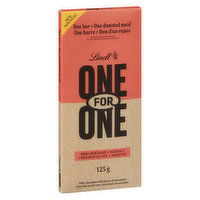 Lindt - One for One Bar - Hazelnut, 125 Gram