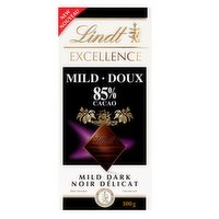 Lindt - Excellence Mild 85% Bar, 100 Gram