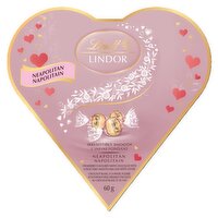 Lindt - Lindor Friendship Heart Neapolitan Chocolates, 60 Gram