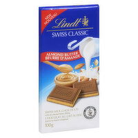 Lindt - Swiss Classic Almond Butter Bar, 100 Gram