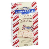 Ghirardelli - Bark Squares - Peppermint, 200 Gram