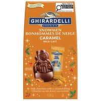 GHIRARDELLI - Milk Chocolate Caramel Snowmen, 116 Gram