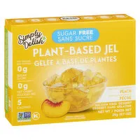 Simply Delish - Plant-Based Peach Jel Dessert, Sugar Free