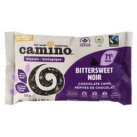 Camino - Organic Chocolate Chips, Bittersweet, 225 Gram