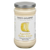 Dave's Gourmet - Aged White Cheddar Alfredo Pasta Sauce, 425 Gram