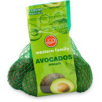 Western Family - Avocados Large, Mesh Bag, 4 Each