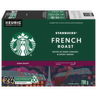 Starbucks - French Roast Coffee K-Cups, Dark Roast, 24 Each